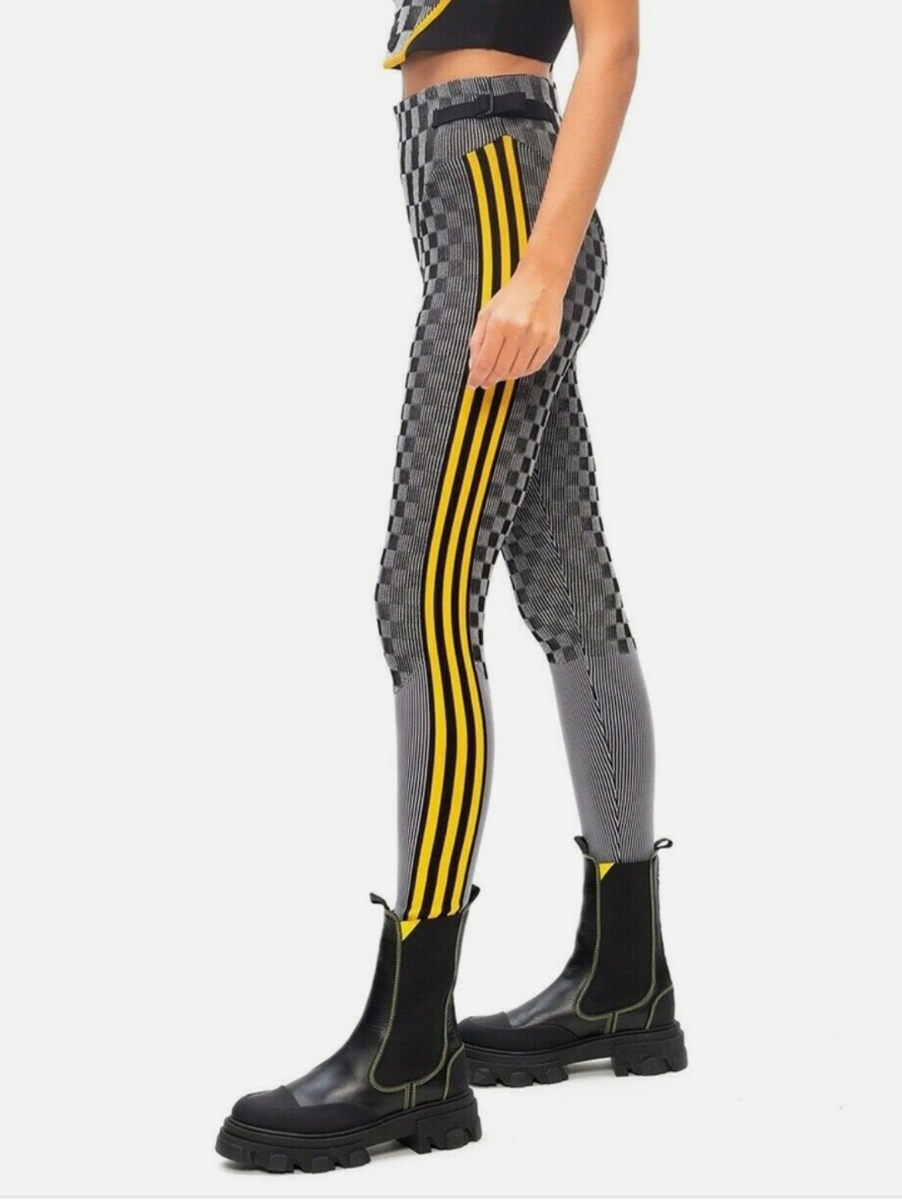 NWT Rare Adidas Women's Originals PAOLINA RUSSO REFLECTIVE LEGGINGS- UK Size 12
